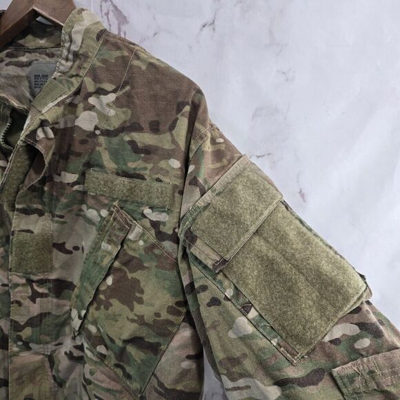 Army Camo Jacket Medium Reg Multicam Digital Top Shirt Army Military Fatigue FR - Picture 8 of 10